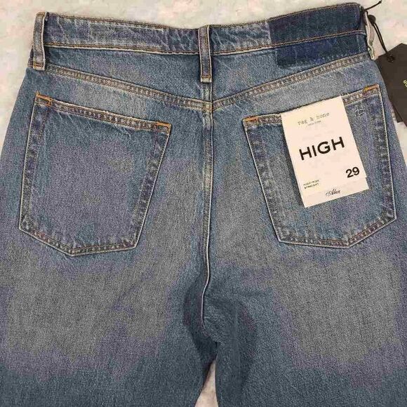 Rag and Bone Alex High Rise Straight Jean - Picture 10 of 10